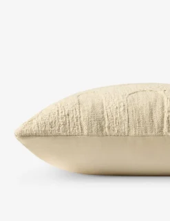 Organic Embroidered Pillow by Brigette Romanek x Loloi