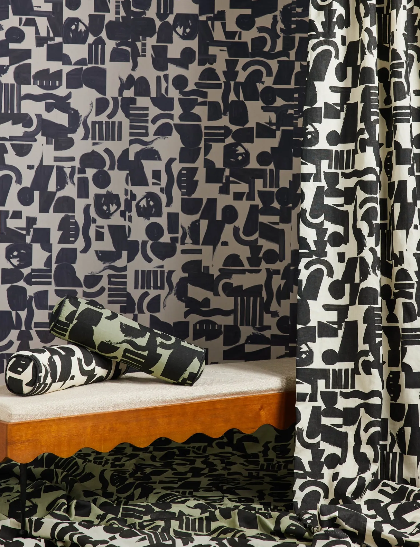 Organic Shapes Wallpaper by Sarah Sherman Samuel