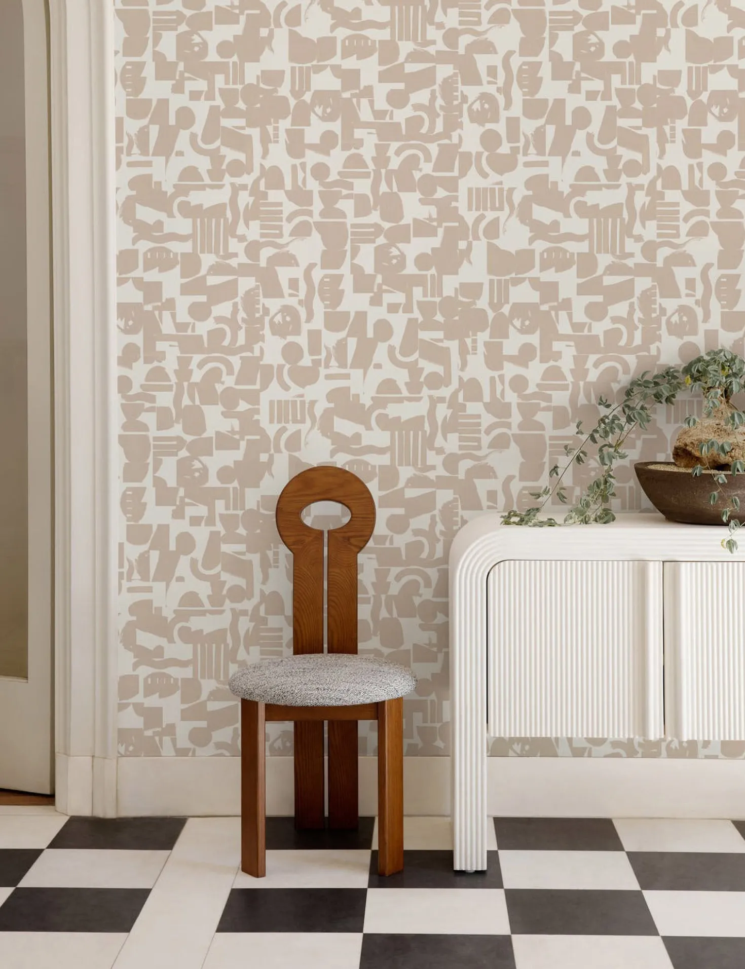 Organic Shapes Wallpaper by Sarah Sherman Samuel