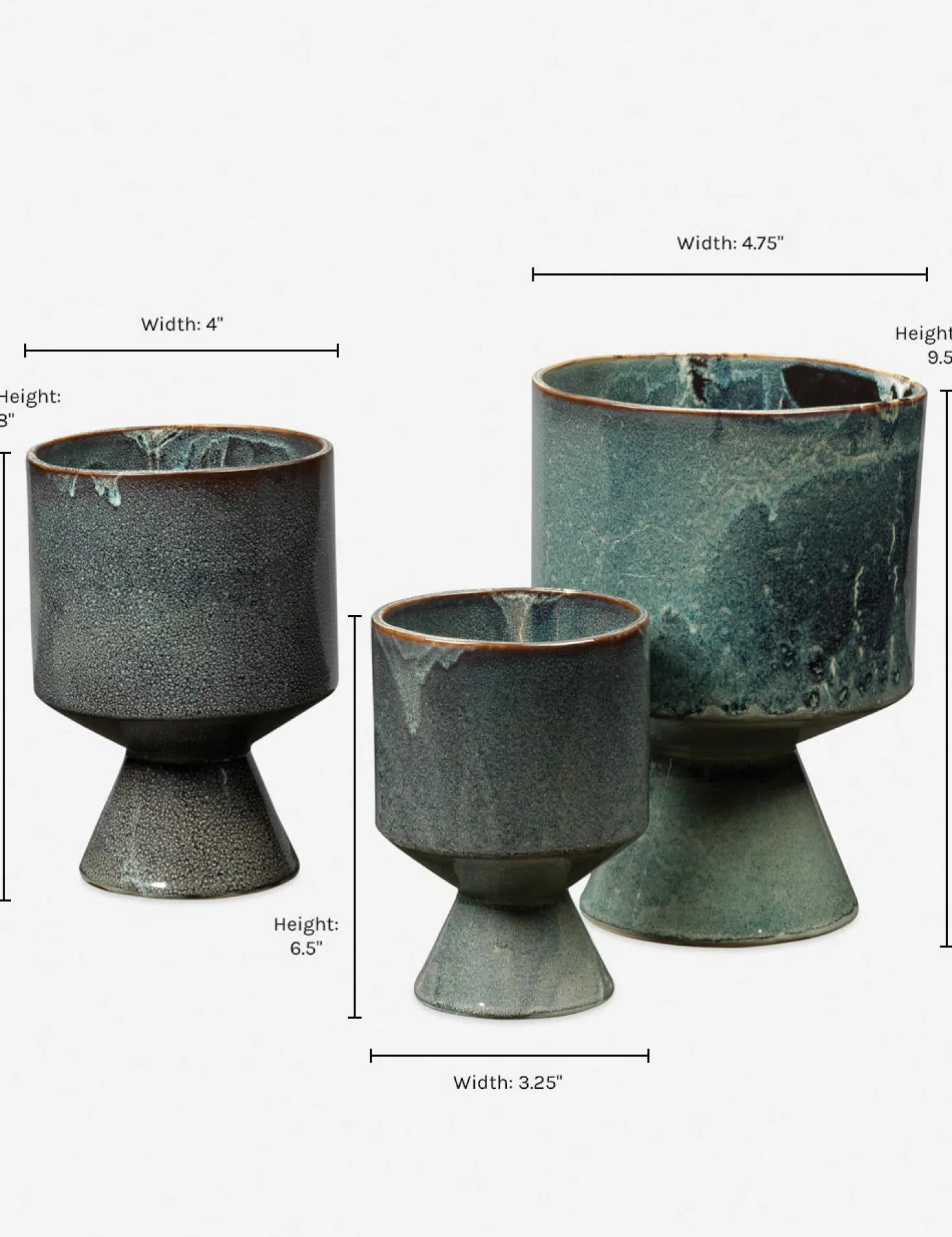 Oriahn Decorative Pots (Set of 3)