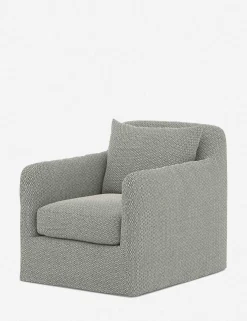 Orlena Outdoor Swivel Chair