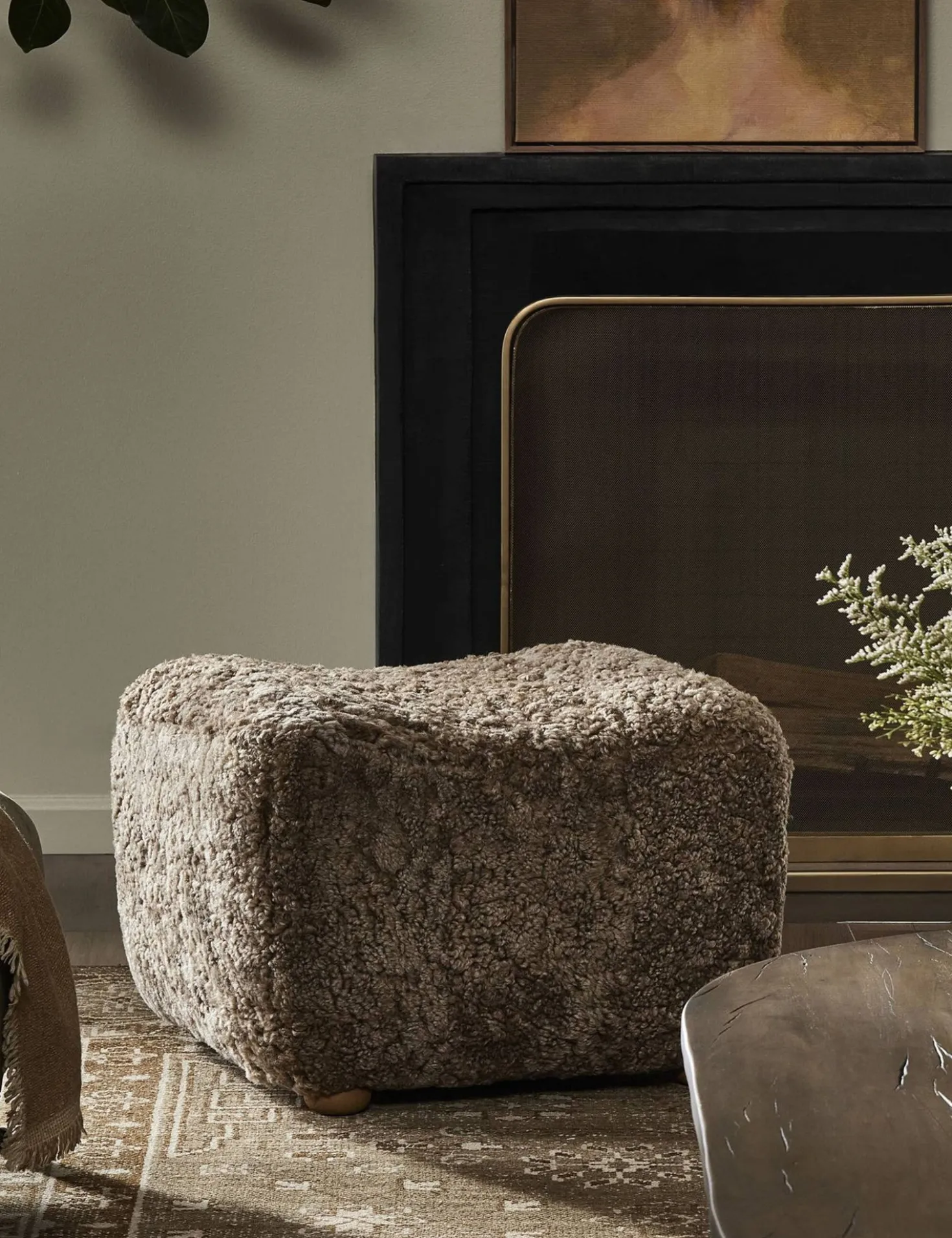 Oslo Ottoman by Amber Lewis x Four Hands