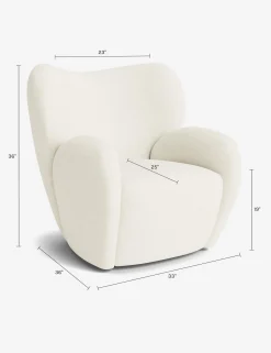 Ovid Swivel Chair by Aimee Song