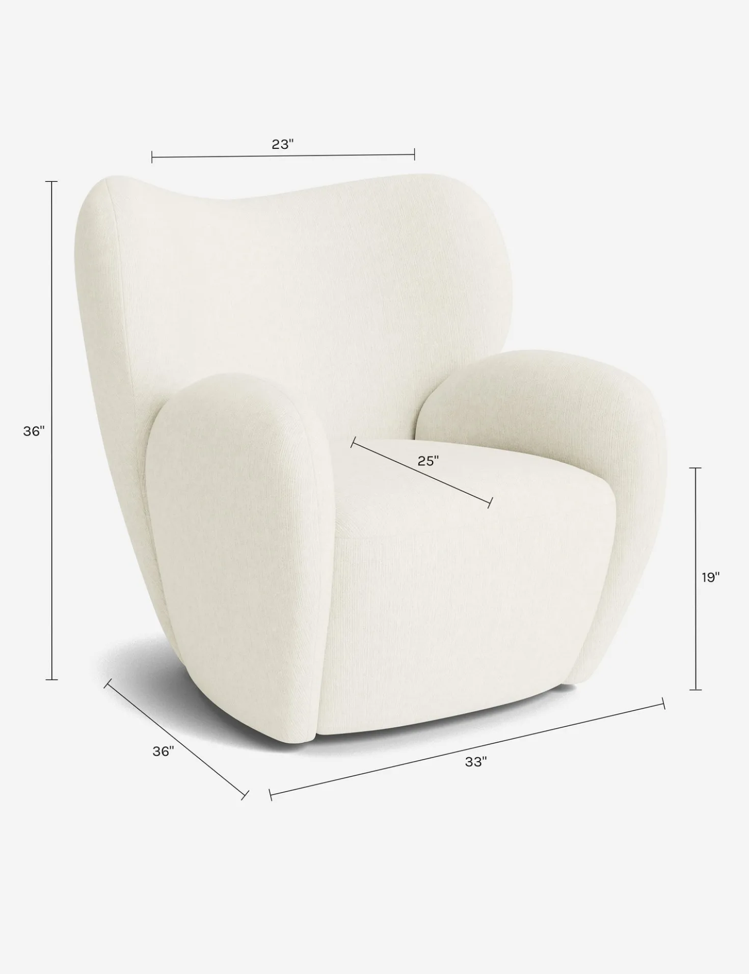 Ovid Swivel Chair by Aimee Song
