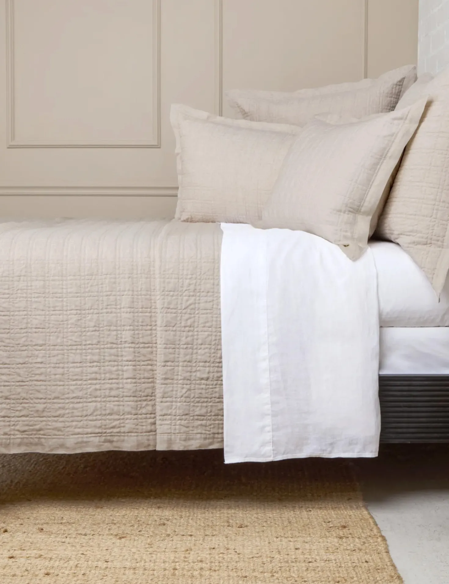 Owen Linen Cotton Coverlet by Pom Pom at Home