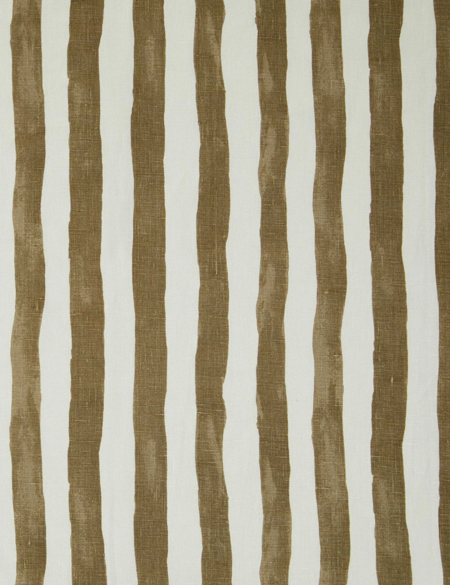 Painterly Stripe Linen Fabric by Sarah Sherman Samuel
