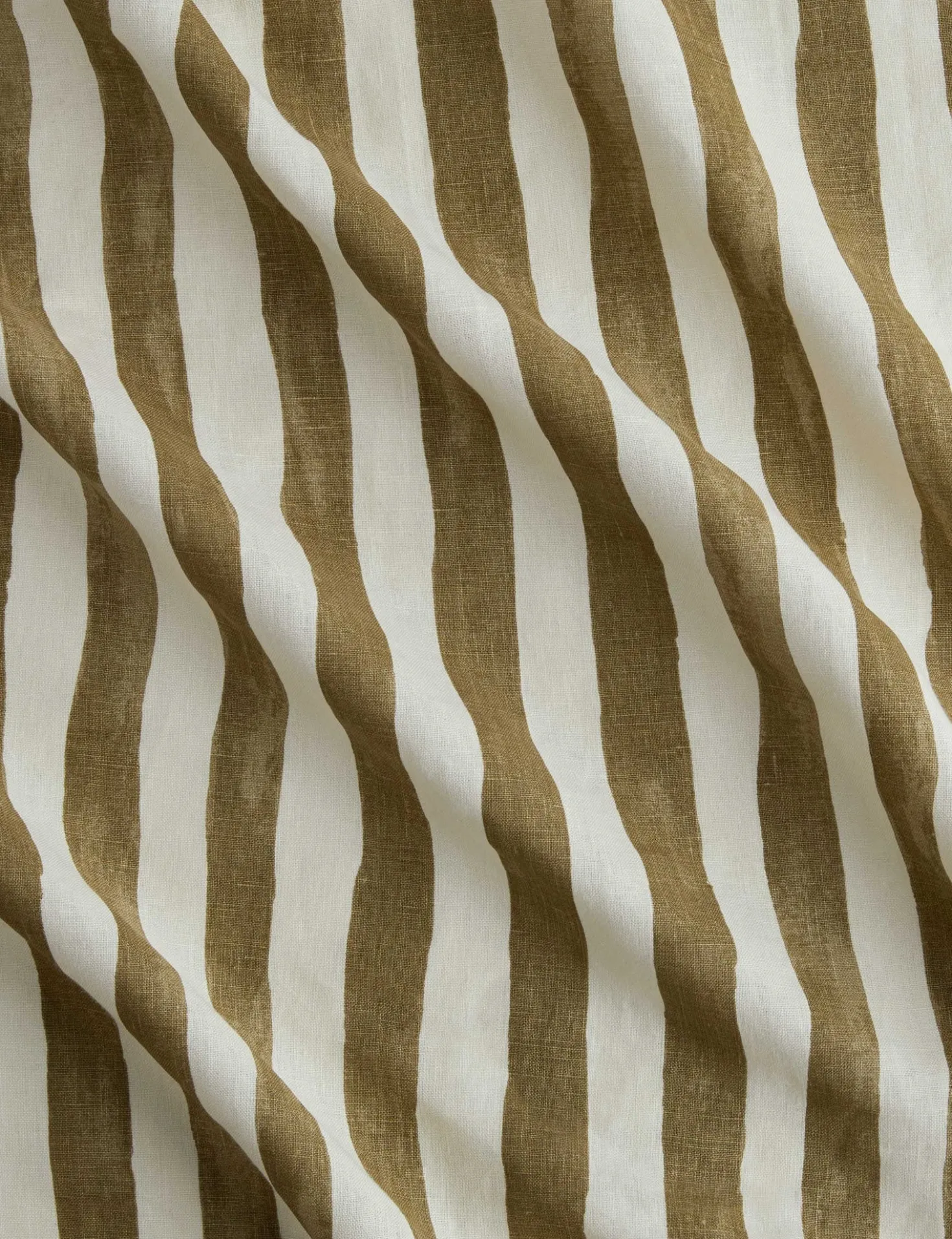 Painterly Stripe Linen Fabric by Sarah Sherman Samuel
