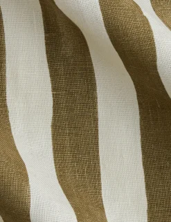 Painterly Stripe Linen Fabric by Sarah Sherman Samuel