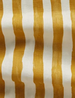 Painterly Stripe Linen Fabric by Sarah Sherman Samuel