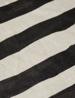 Painterly Stripe Linen Fabric by Sarah Sherman Samuel
