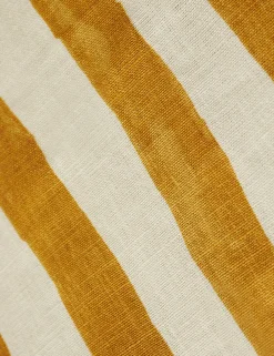 Painterly Stripe Linen Fabric by Sarah Sherman Samuel