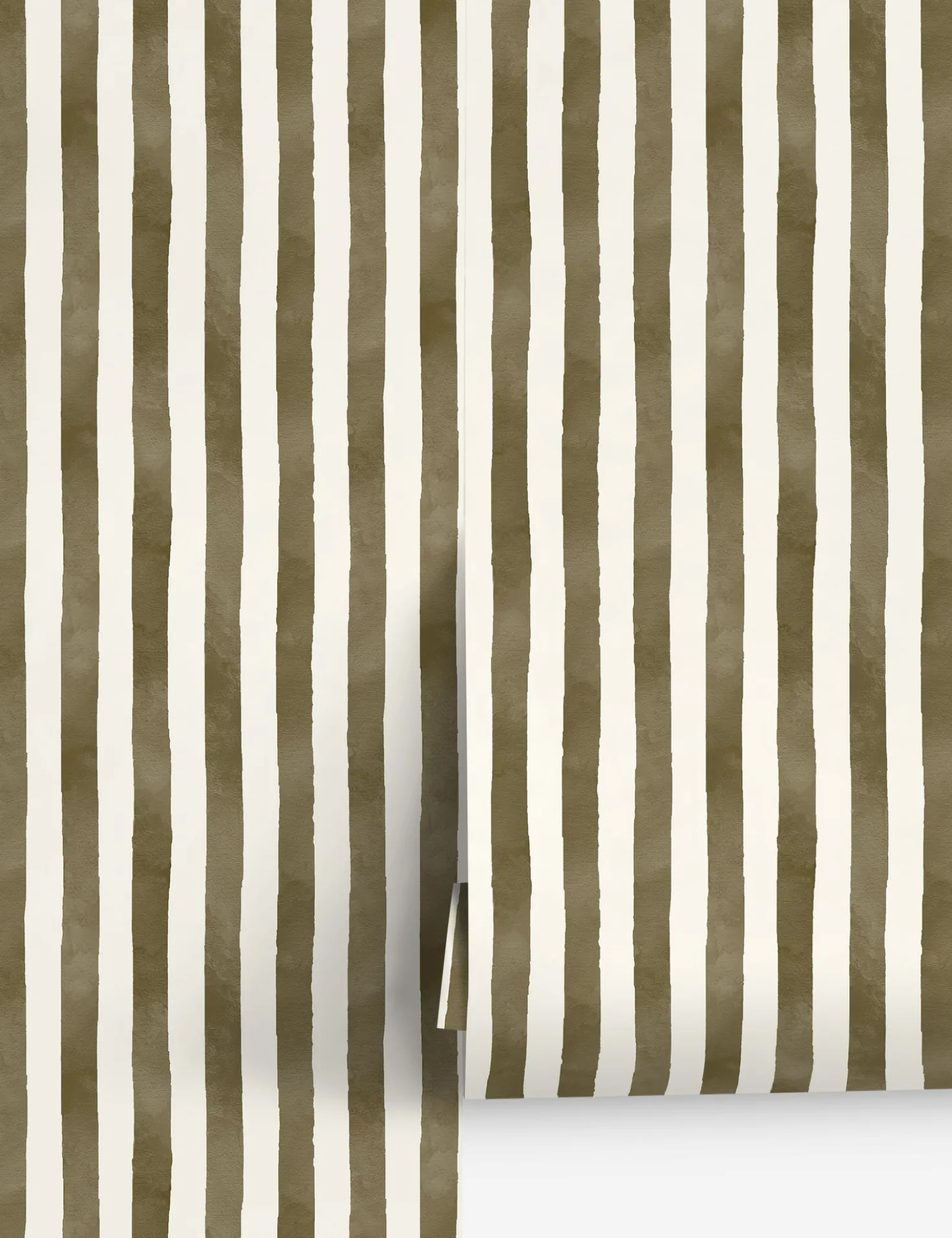Painterly Stripe Wallpaper by Sarah Sherman Samuel