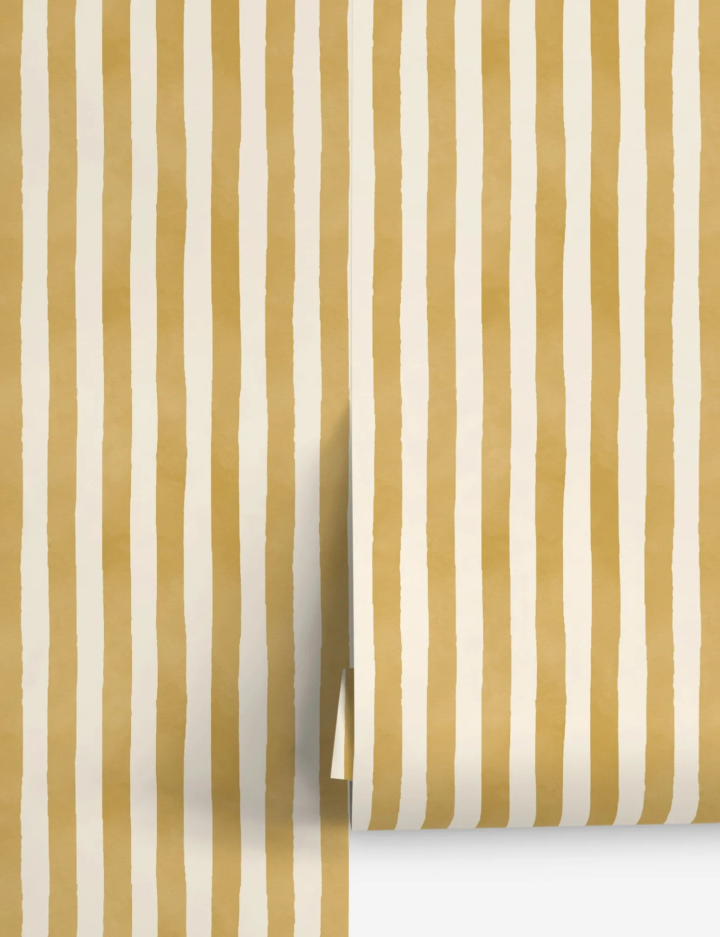 Painterly Stripe Wallpaper by Sarah Sherman Samuel