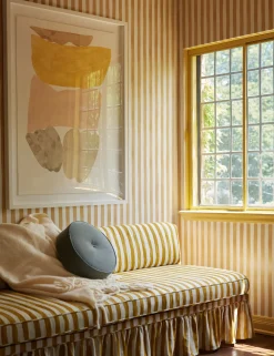 Painterly Stripe Wallpaper by Sarah Sherman Samuel