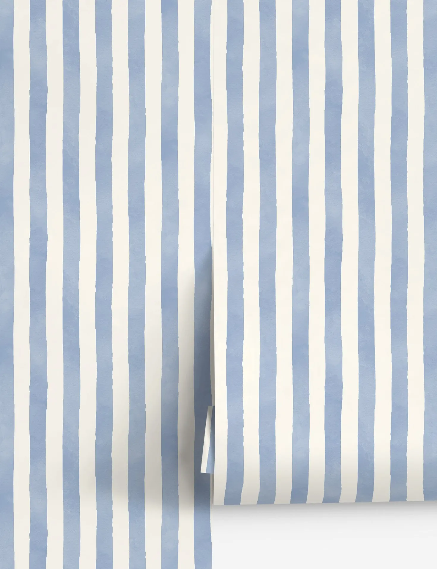 Painterly Stripe Wallpaper by Sarah Sherman Samuel