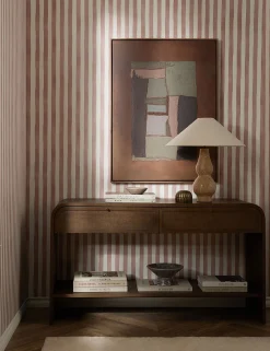 Painterly Stripe Wallpaper by Sarah Sherman Samuel