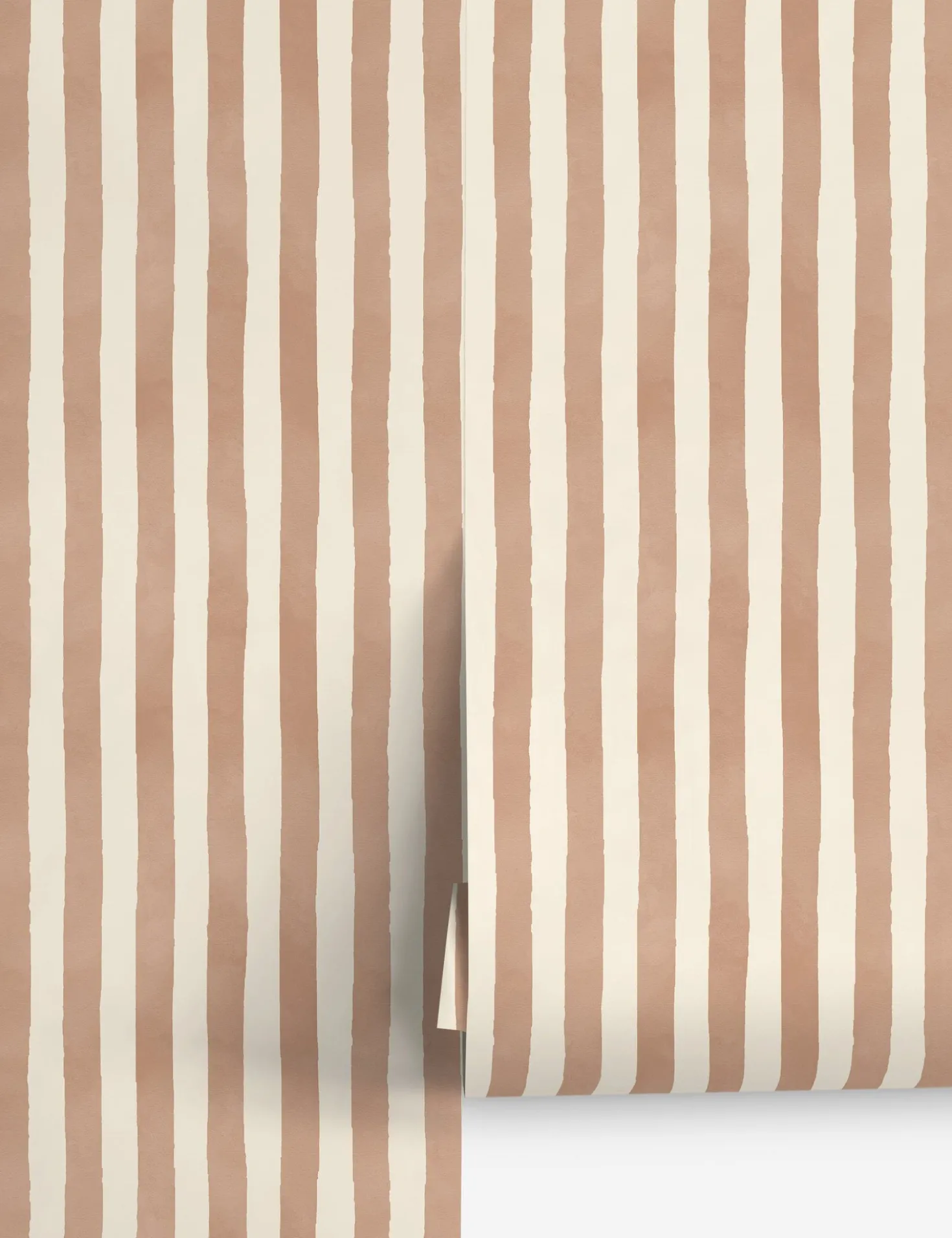 Painterly Stripe Wallpaper by Sarah Sherman Samuel