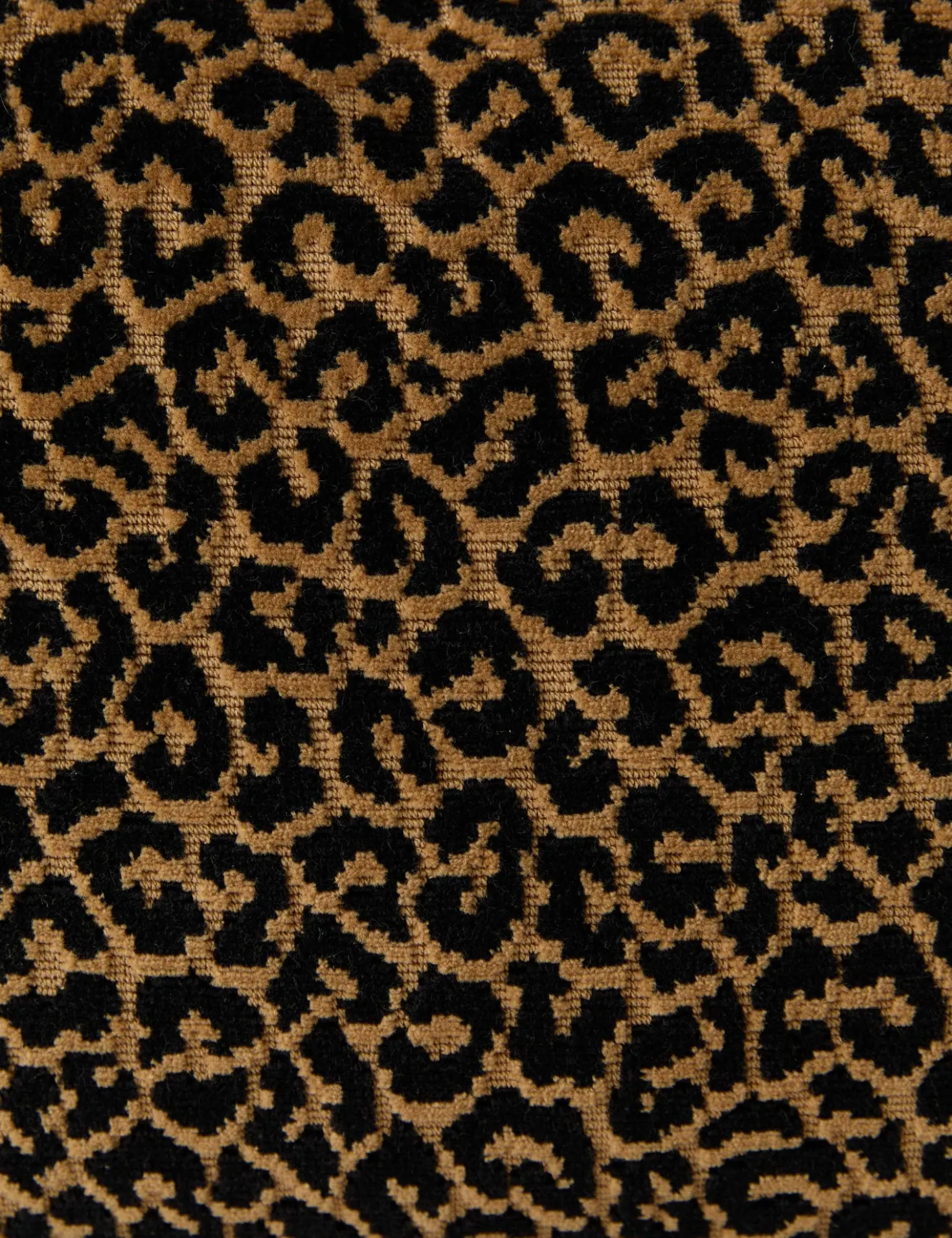 Panthera Velvet Lumbar Pillow by Scalamandre