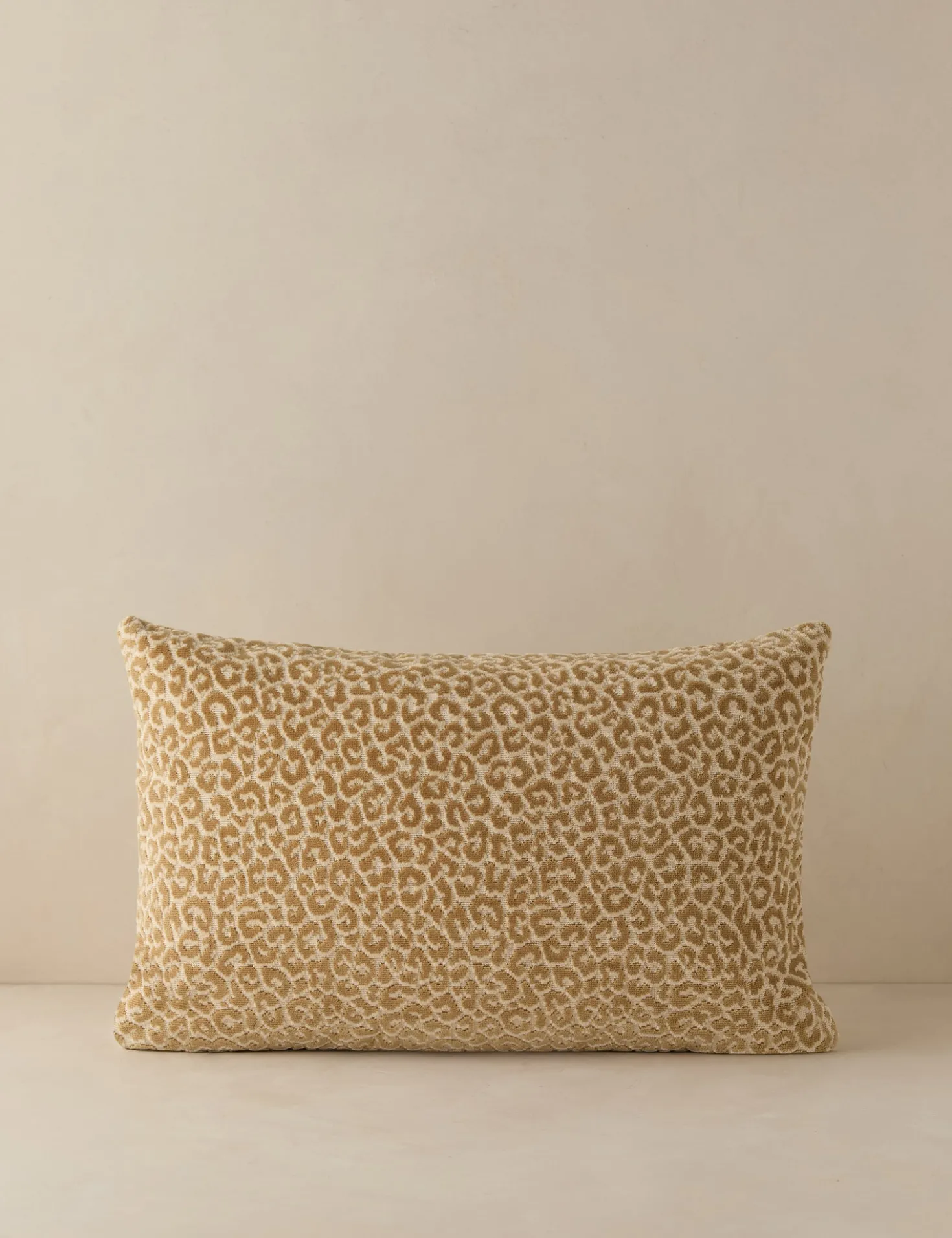 Panthera Velvet Lumbar Pillow by Scalamandre