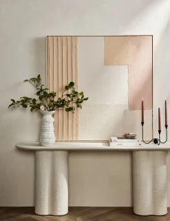 Patchwork Blush Wall Art by Visual Contrast