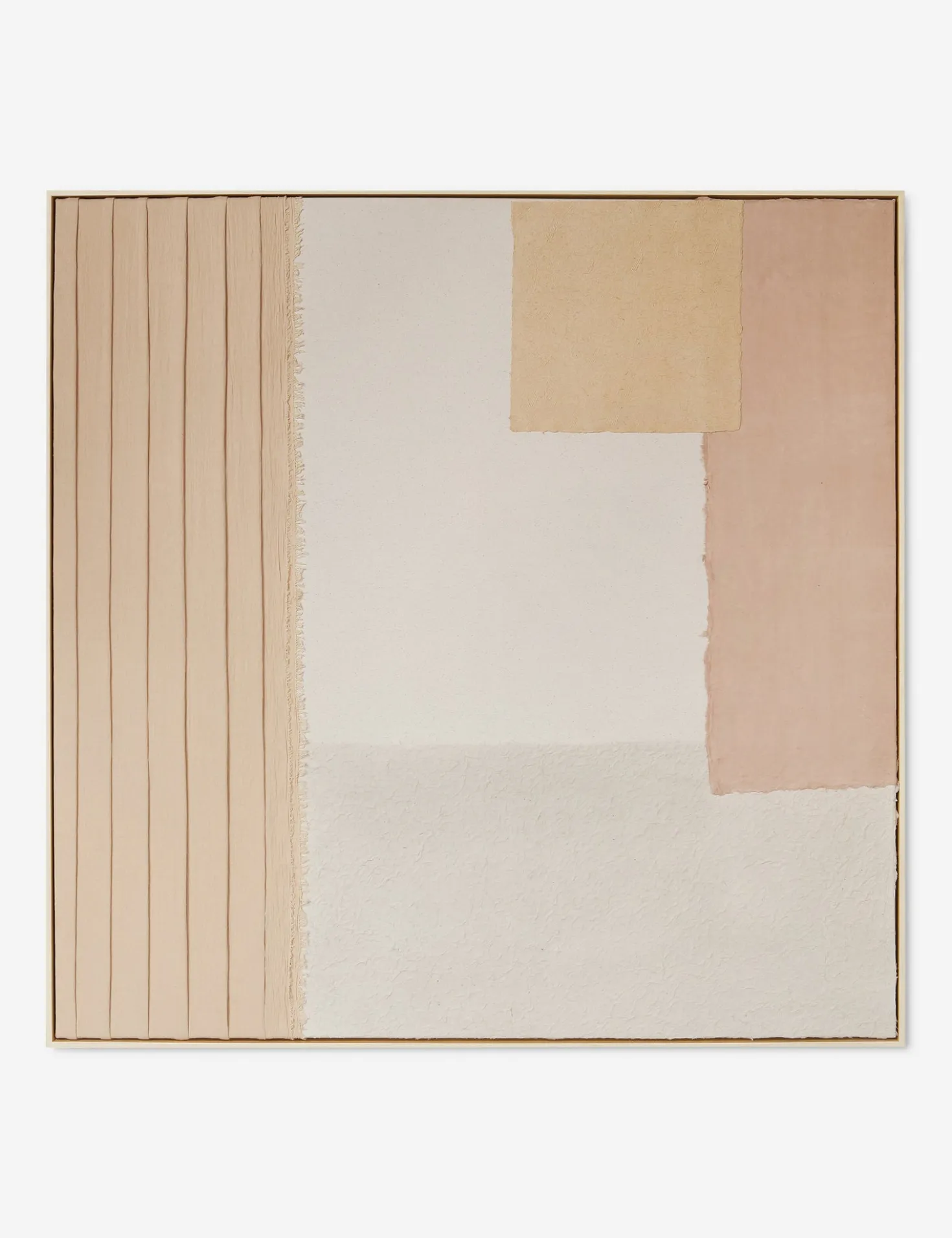 Patchwork Blush Wall Art by Visual Contrast
