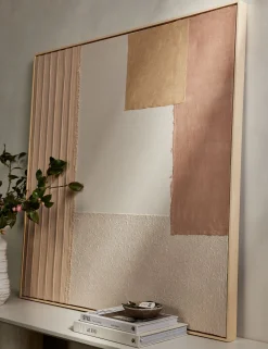 Patchwork Blush Wall Art by Visual Contrast