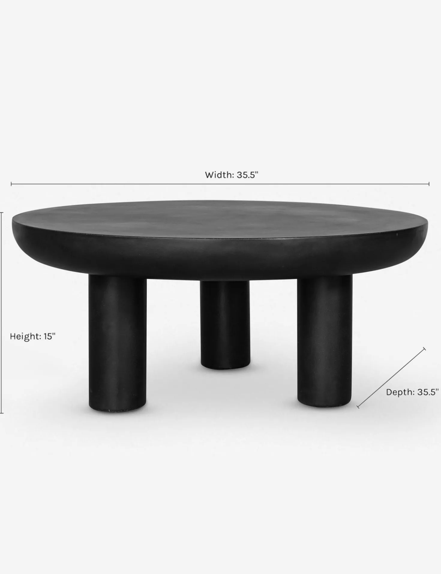 Peagan Indoor / Outdoor Round Coffee Table