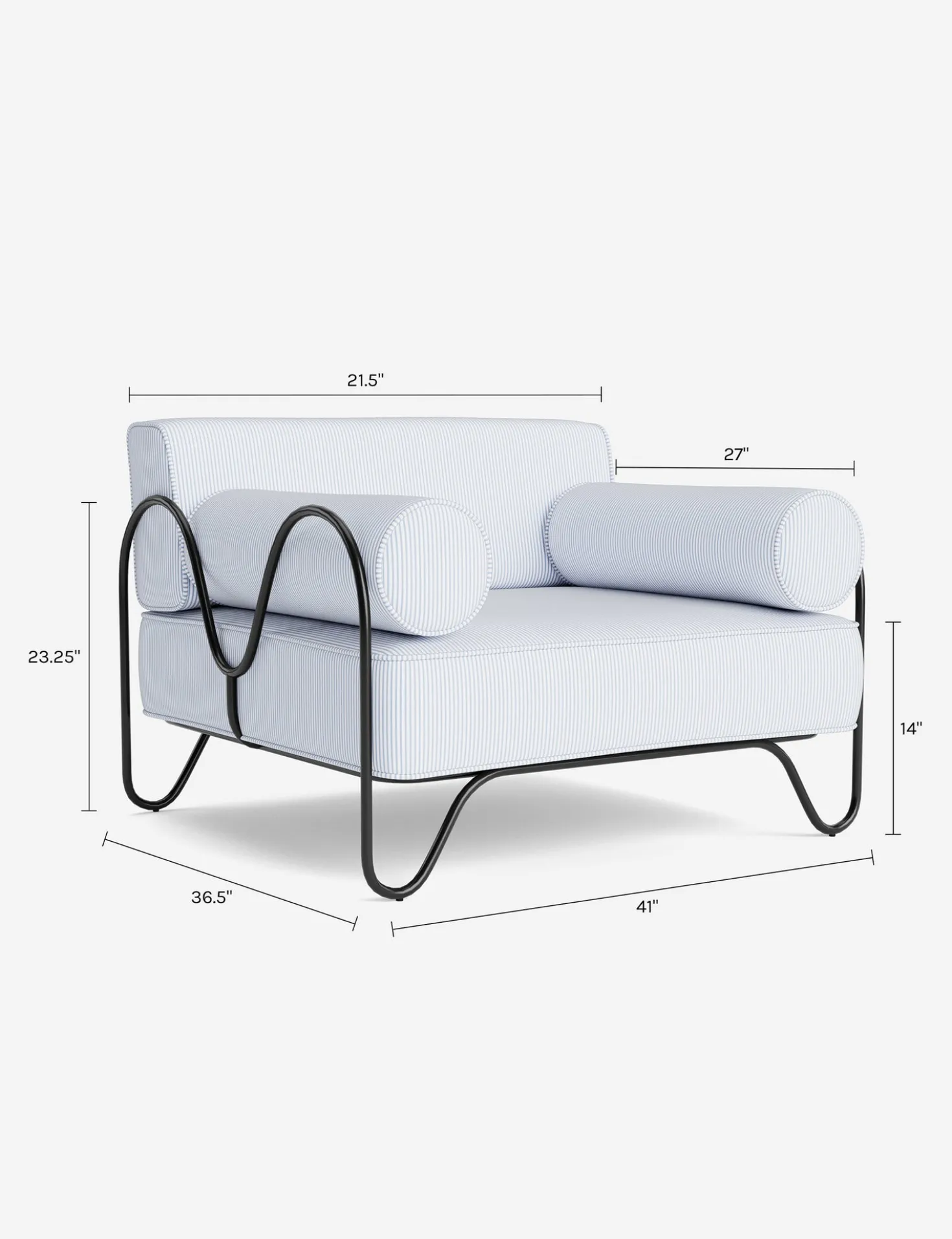 Peggy Outdoor Accent Chair by Sarah Sherman Samuel