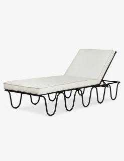 Peggy Outdoor Chaise by Sarah Sherman Samuel