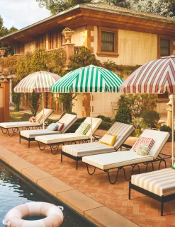 Peggy Outdoor Chaise by Sarah Sherman Samuel