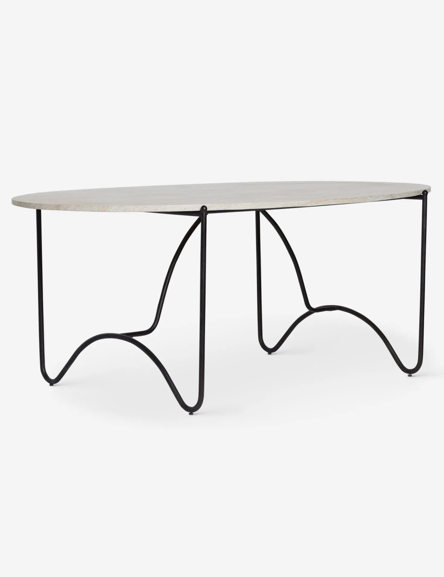 Peggy Outdoor Oval Dining Table by Sarah Sherman Samuel