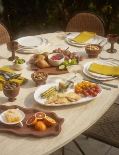 Peggy Outdoor Oval Dining Table by Sarah Sherman Samuel