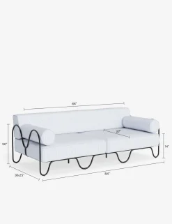 Peggy Outdoor Sofa by Sarah Sherman Samuel