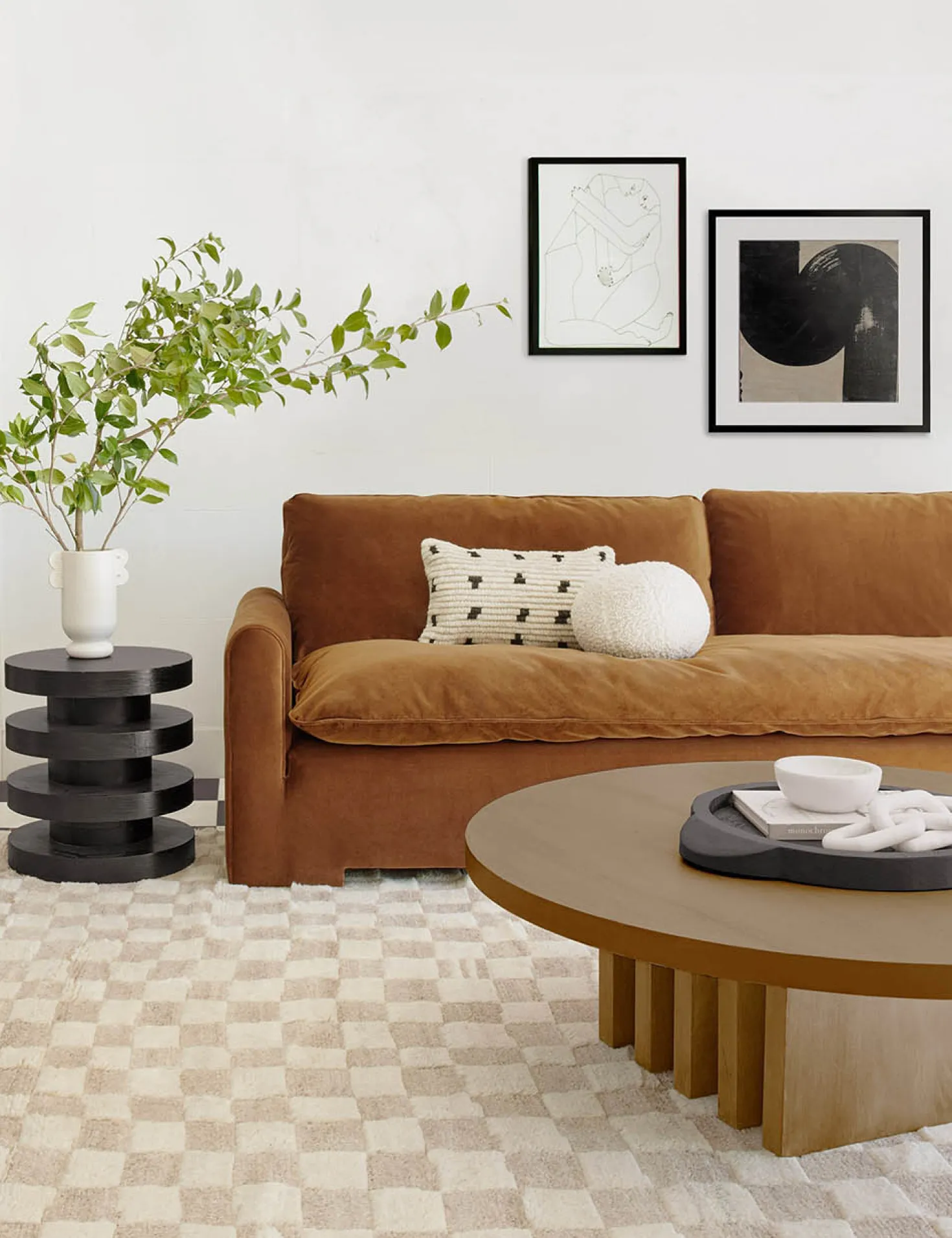 Pentwater Round Coffee Table by Sarah Sherman Samuel