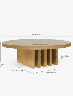 Pentwater Round Coffee Table by Sarah Sherman Samuel