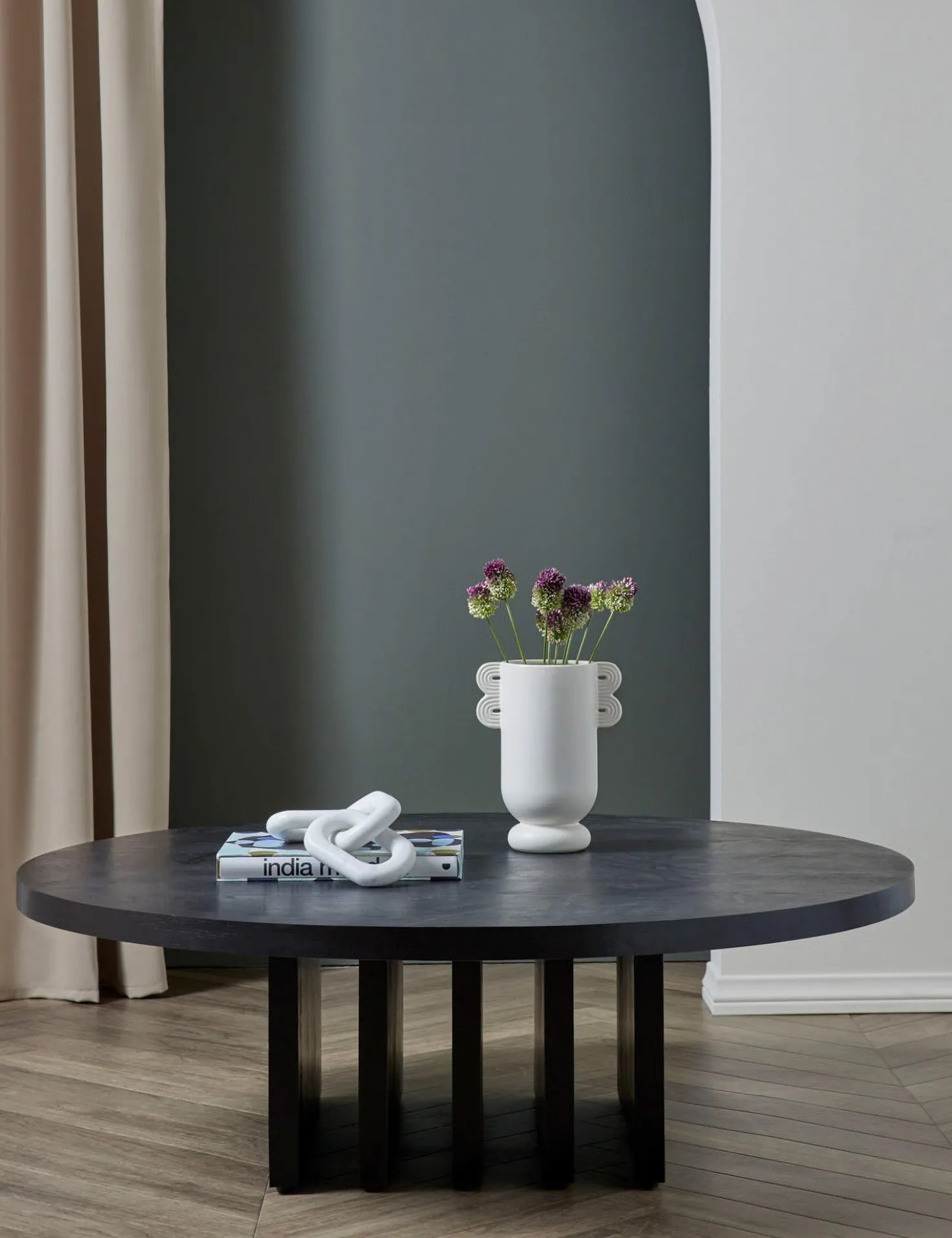 Pentwater Round Coffee Table by Sarah Sherman Samuel
