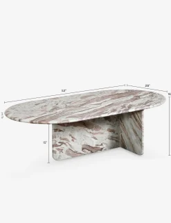 Pereda Oval Coffee Table