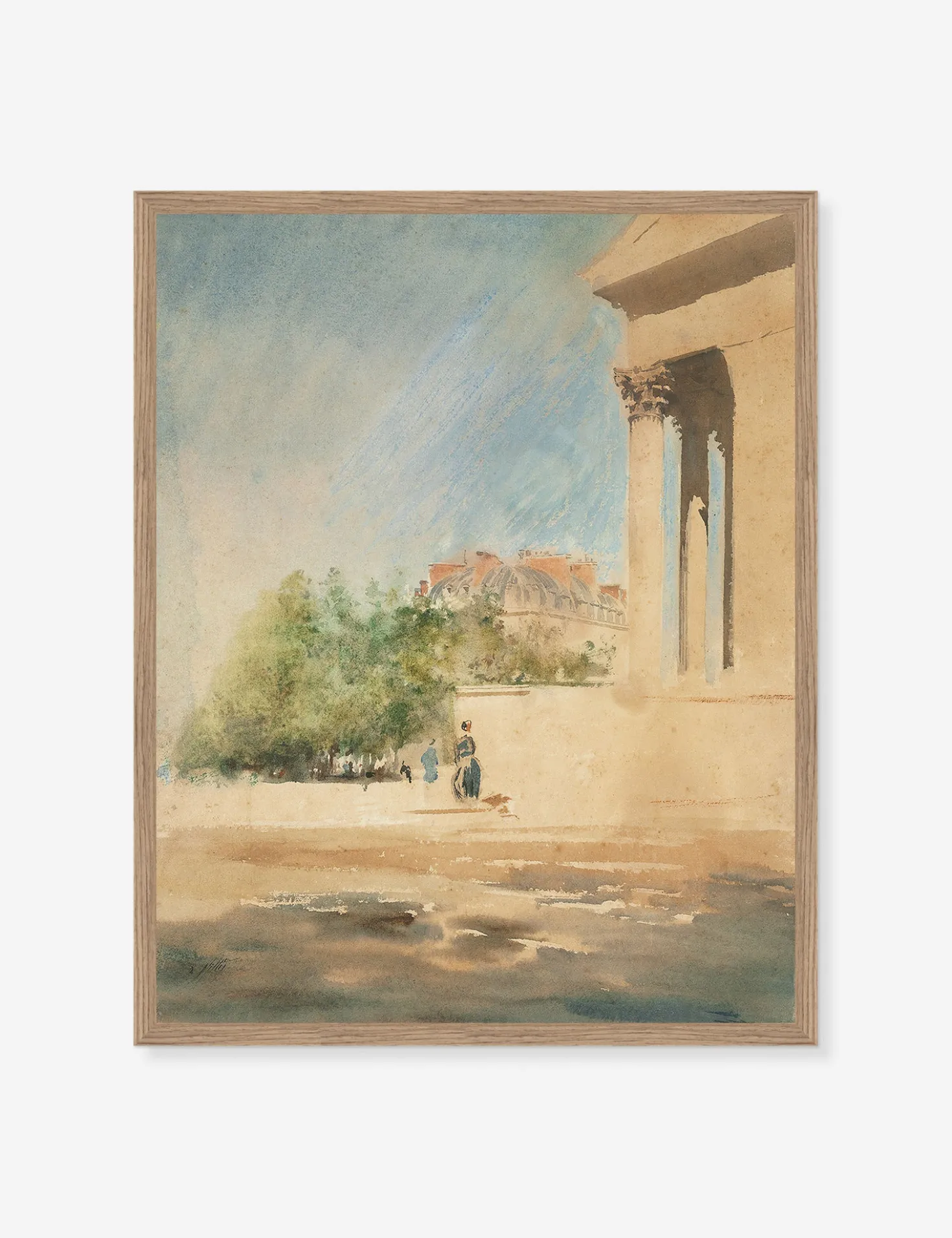 Place de la Madeleine II Print by Giuseppe De Nittis