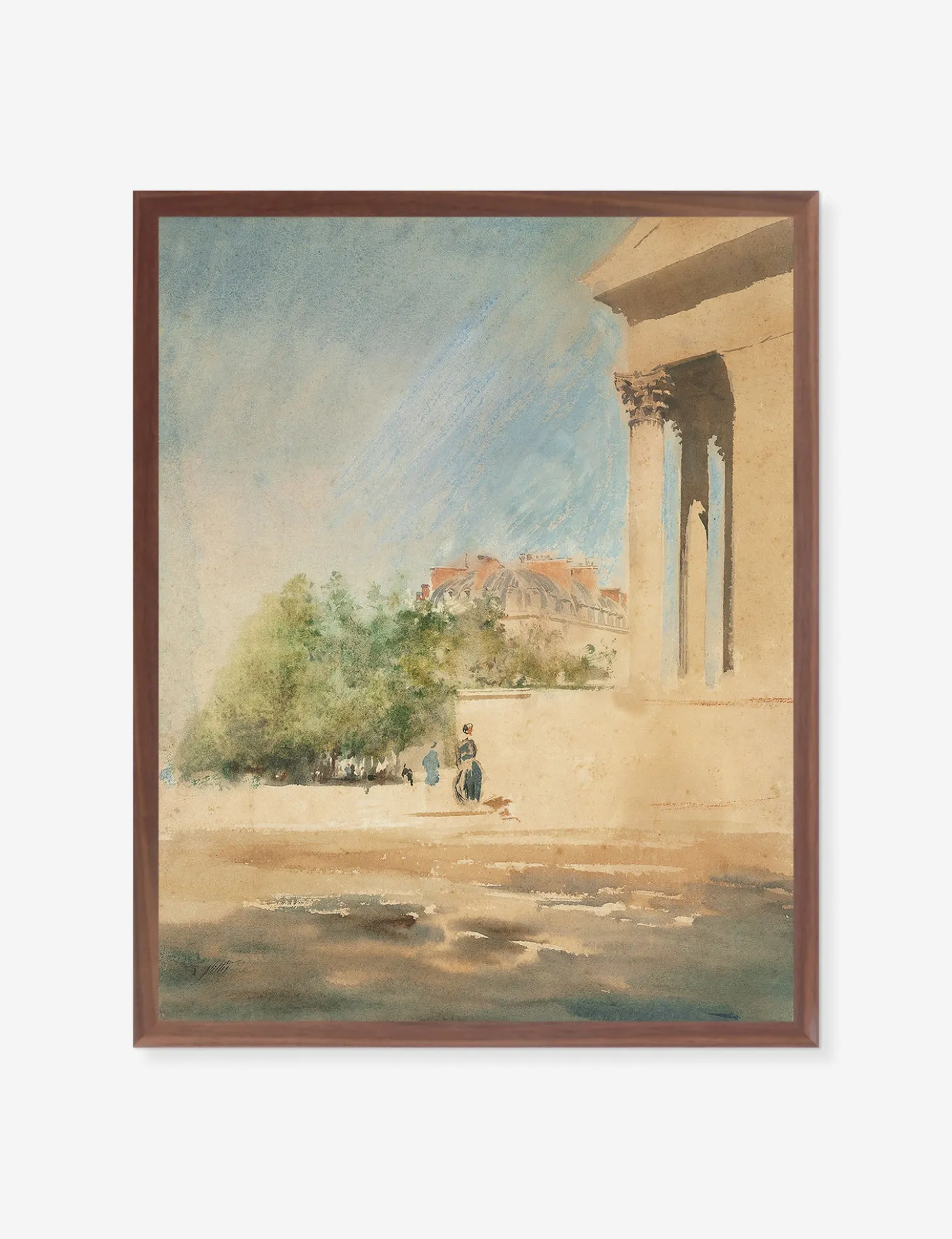 Place de la Madeleine II Print by Giuseppe De Nittis
