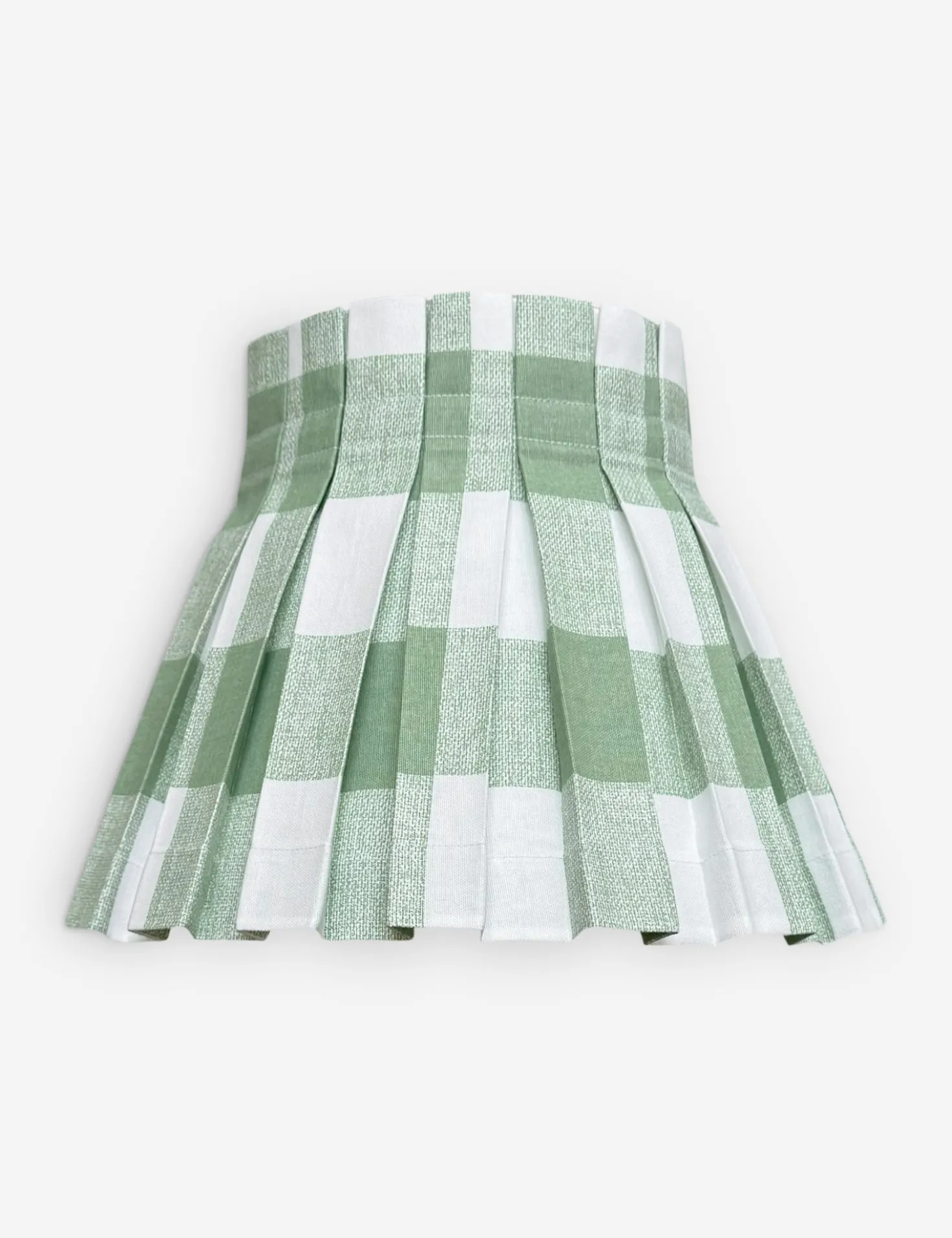 Plaid Classic Box Pleat Lampshade by Cielle Home