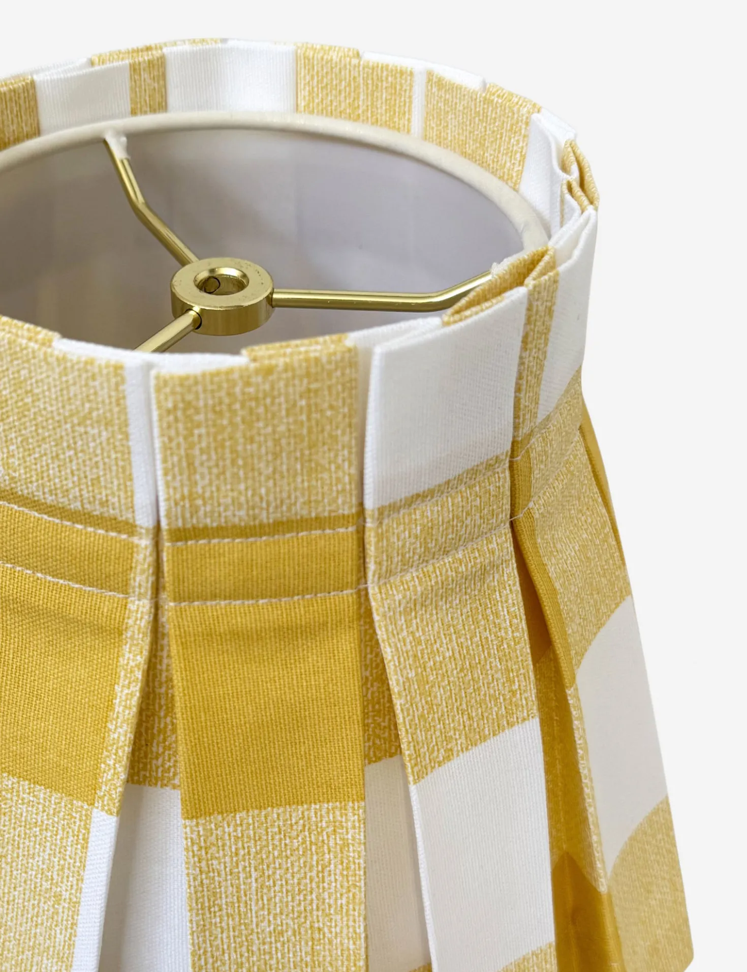 Plaid Classic Box Pleat Lampshade by Cielle Home