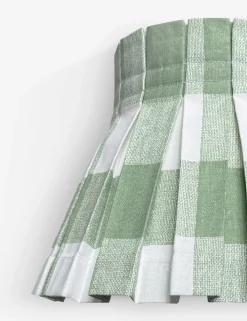 Plaid Classic Box Pleat Lampshade by Cielle Home