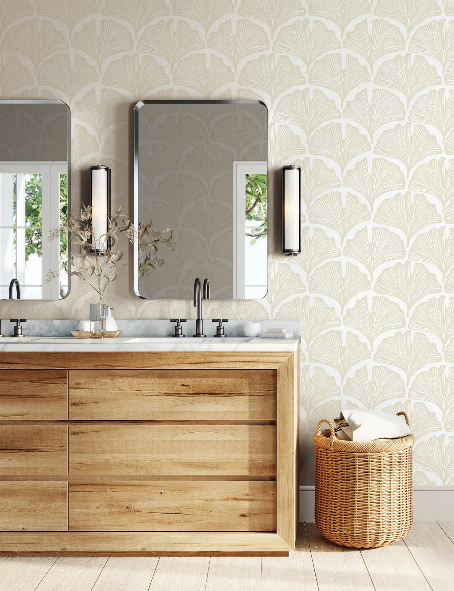 Pluma Peel + Stick Wallpaper