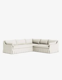 Portola Luxe Depth Pleated Corner Sectional Sofa
