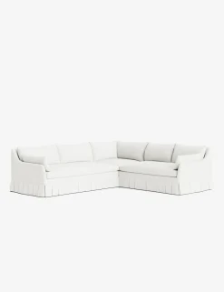 Portola Luxe Depth Pleated Corner Sectional Sofa