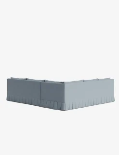 Portola Luxe Depth Pleated Corner Sectional Sofa