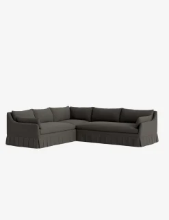 Portola Luxe Depth Pleated Corner Sectional Sofa