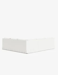 Portola Luxe Depth Pleated Corner Sectional Sofa