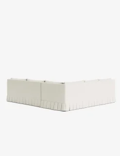 Portola Luxe Depth Pleated Corner Sectional Sofa