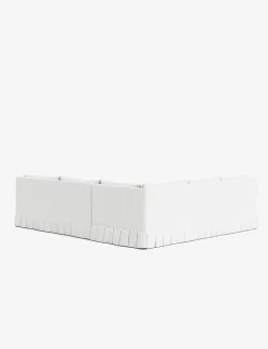 Portola Luxe Depth Pleated Corner Sectional Sofa